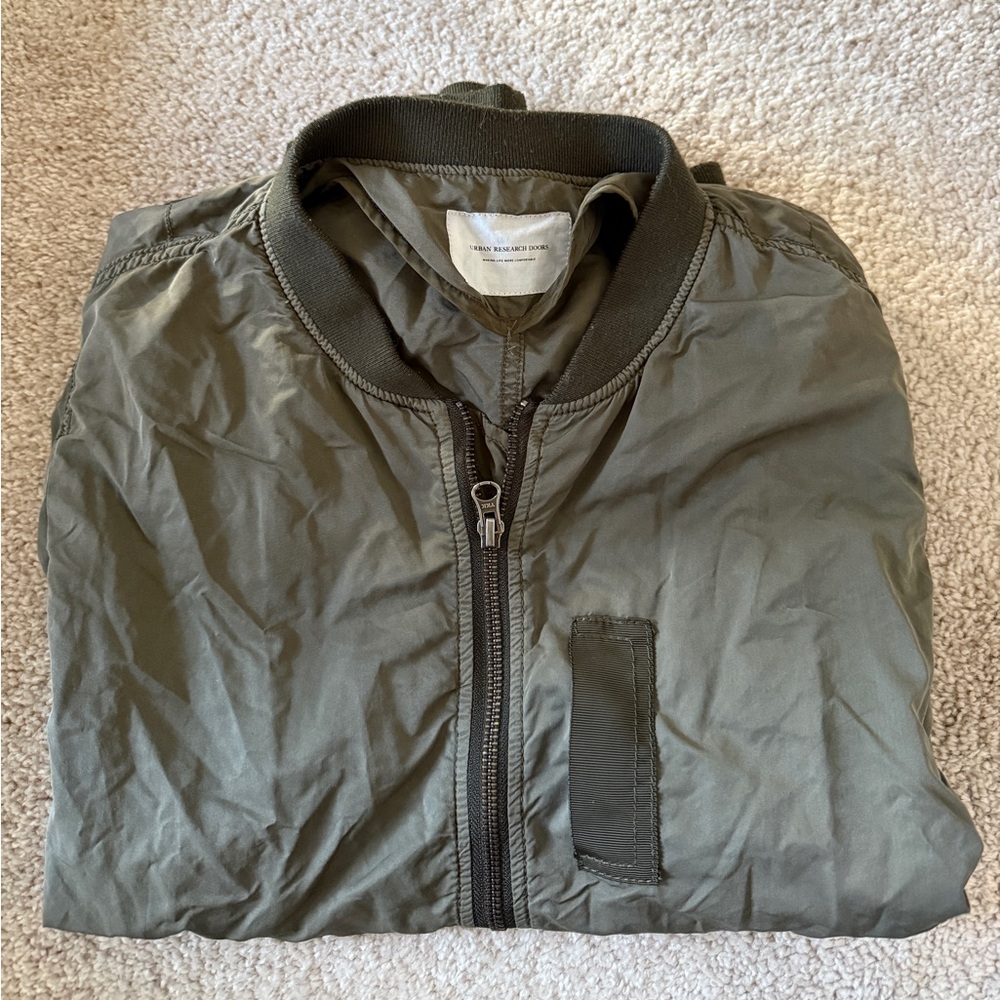 Men's Olive Green Military Jacket